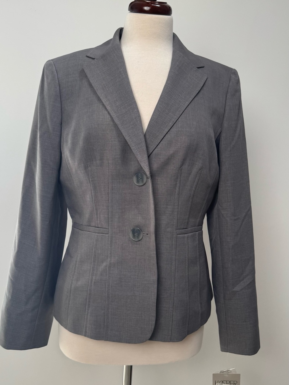 Kasper Gray Tailored Women's Blazer